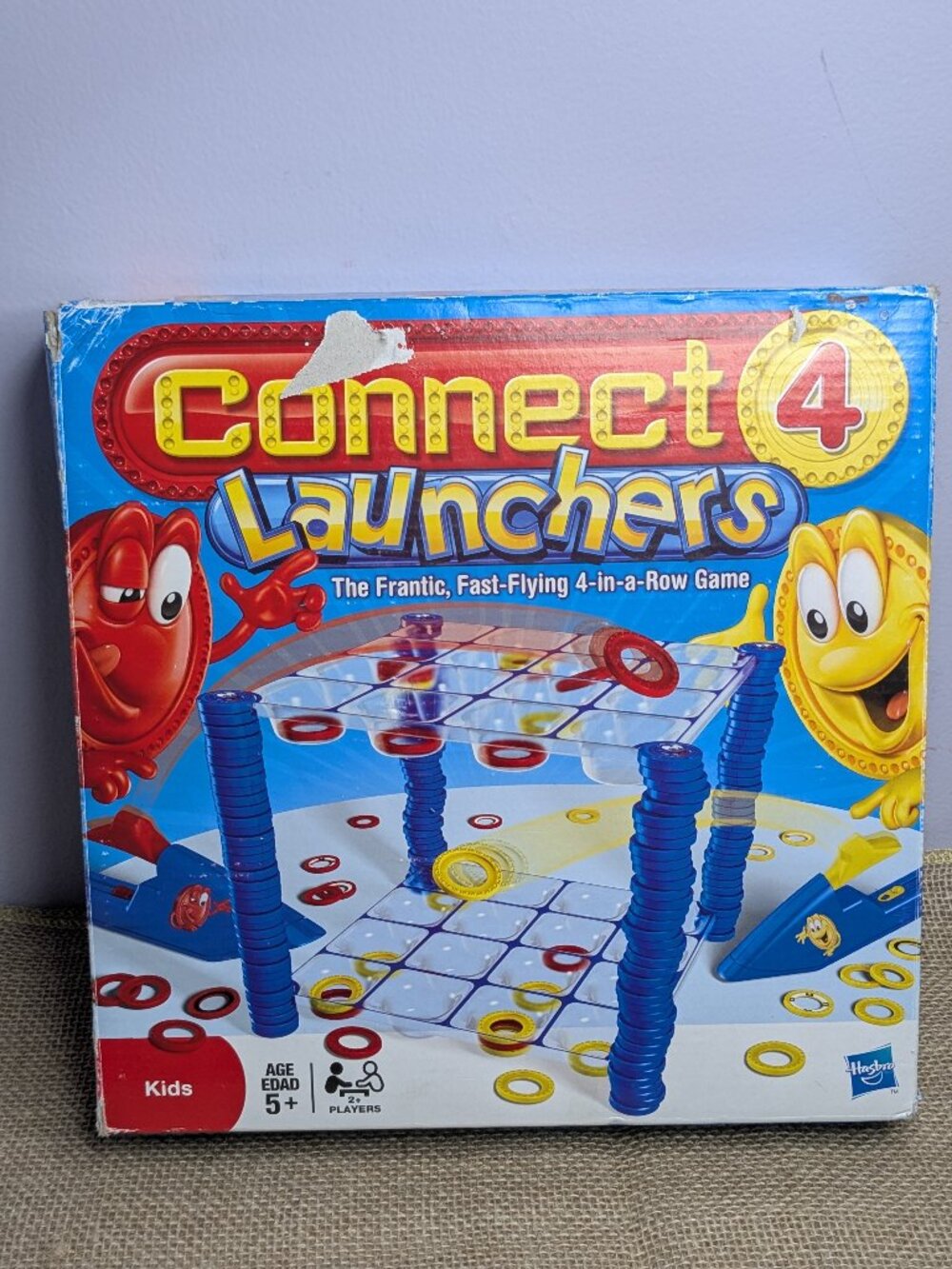 Connect 4 Launchers COMPLETE Milton Bradley 2010 Four in a Row Launch Action